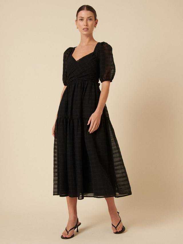 Насыщенное миди-платье сэди из органического хлопка Nobody's Child, черный
Насыщенное миди-платье сэди из органического хлопка Nobody's Child, черный