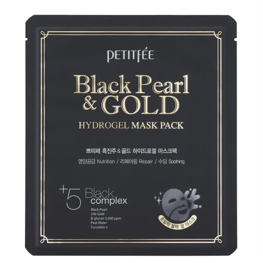 Гидрогелевая маска для лица с золотыми и черными жемчужинами black pearl & gold hydrogel mask Petitfee, количество 1 шт.
Гидрогелевая маска для лица с золотыми и черными жемчужинами black pearl & gold hydrogel mask Petitfee, количество 1 шт.