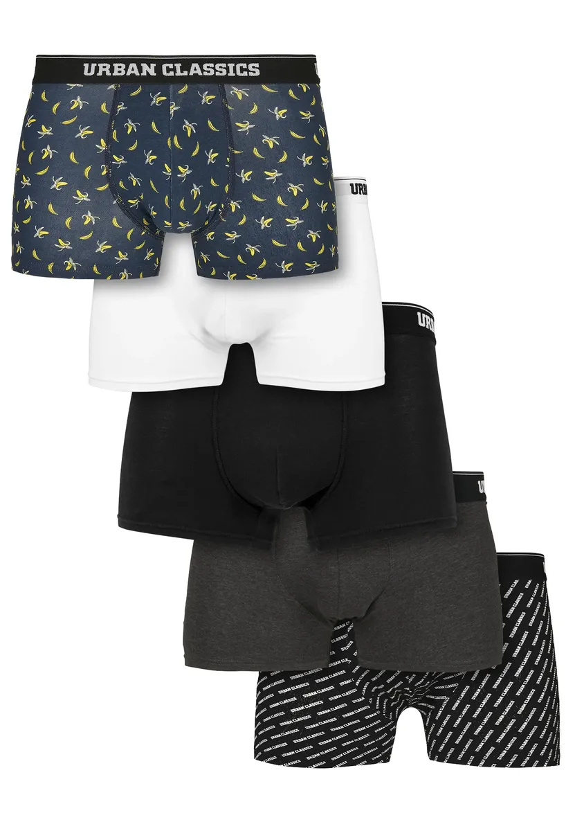 Трусы-боксеры URBAN CLASSICS "Мужские шорты-боксеры Urban Classics, 5 шт." (1 шт.), белый
Трусы-боксеры URBAN CLASSICS "Мужские шорты-боксеры Urban Classics, 5 шт." (1 шт.), белый