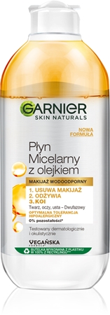 Двухфазная мицеллярная жидкость 3 в 1 Garnier Skin Naturals Płyn Micelarny 3w1, 400 ml
Двухфазная мицеллярная жидкость 3 в 1 Garnier Skin Naturals Płyn Micelarny 3w1, 400 ml
