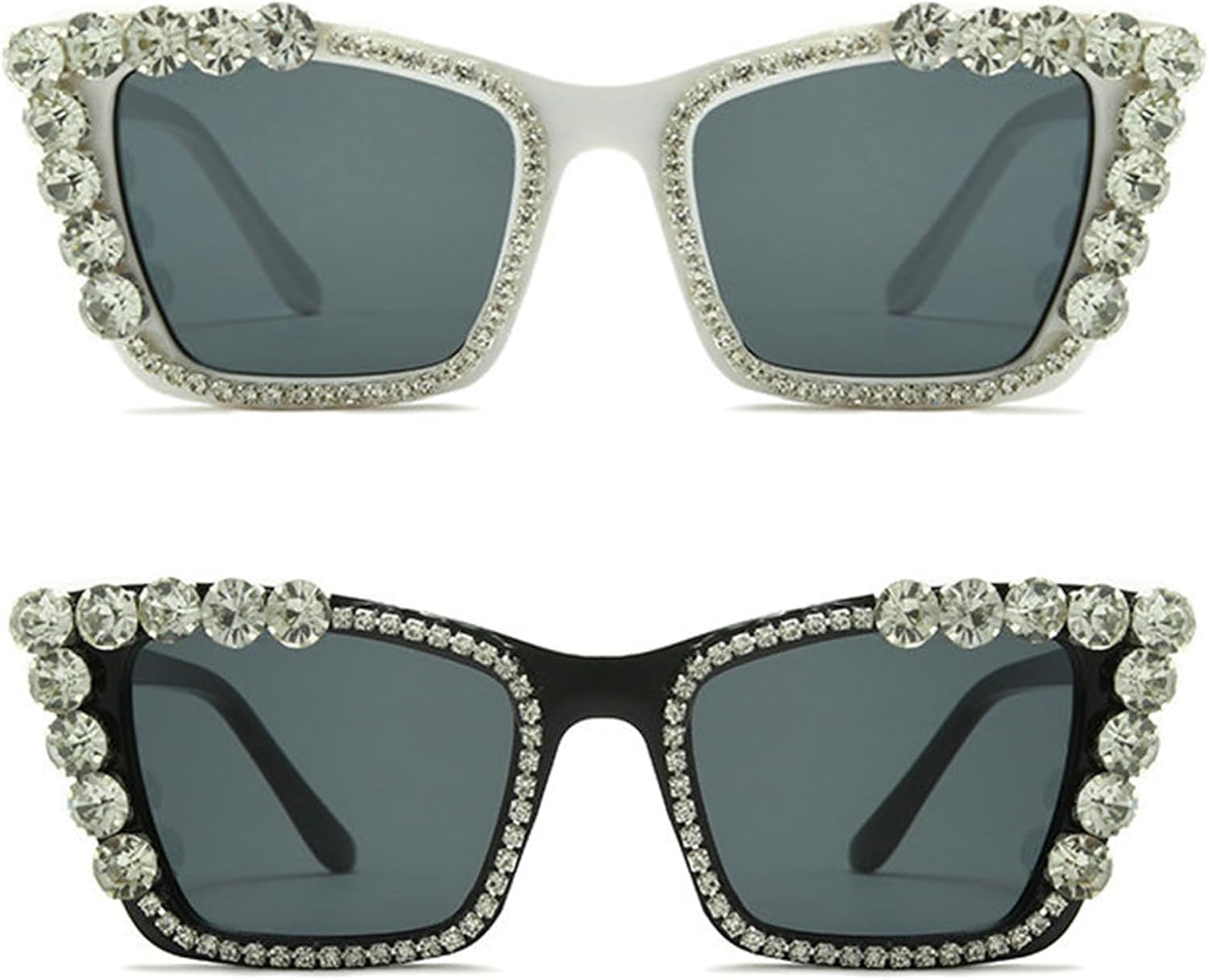 Солнцезащитные очки Willochra Luxury с квадратной оправой и стразами, женские, в форме «кошачьего глаза», с бриллиантами, конфетного цвета, женские солнцезащитные очки, 2pcs-black&white
Солнцезащитные очки Willochra Luxury с квадратной оправой и стразами, женские, в форме «кошачьего глаза», с бриллиантами, конфетного цвета, женские солнцезащитные очки, 2pcs-black&white