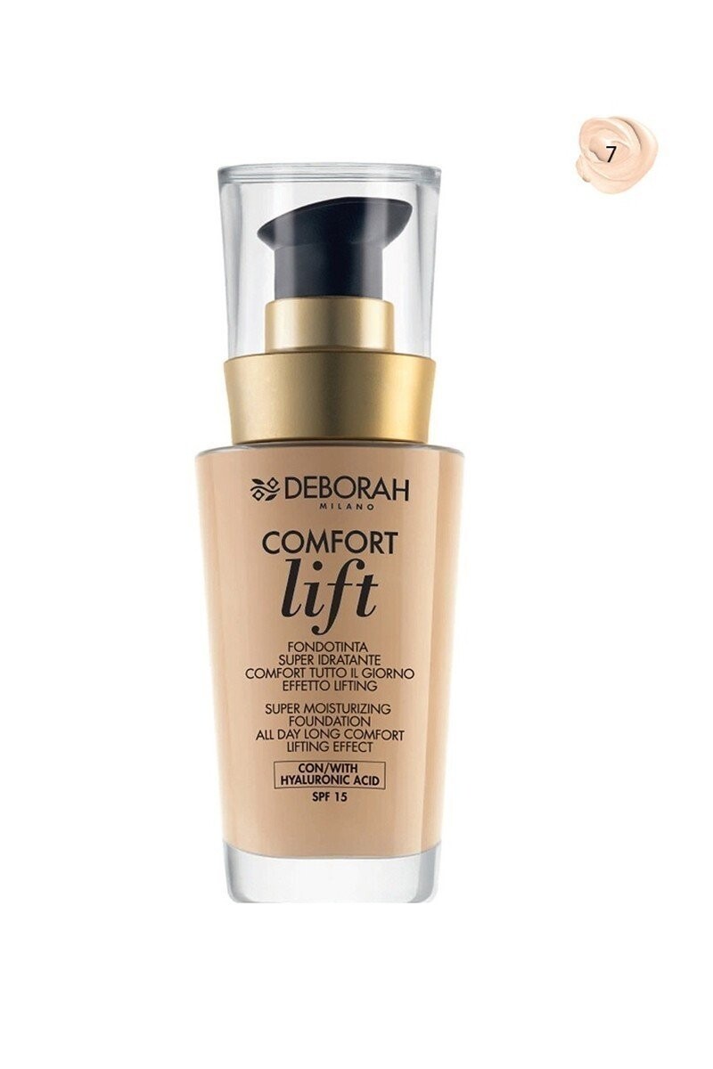 Deborah, Comfort Lift, увлажняющая основа с лифтинг-эффектом 07 Ваниль, SPF 15, 30 мл
Deborah, Comfort Lift, увлажняющая основа с лифтинг-эффектом 07 Ваниль, SPF 15, 30 мл