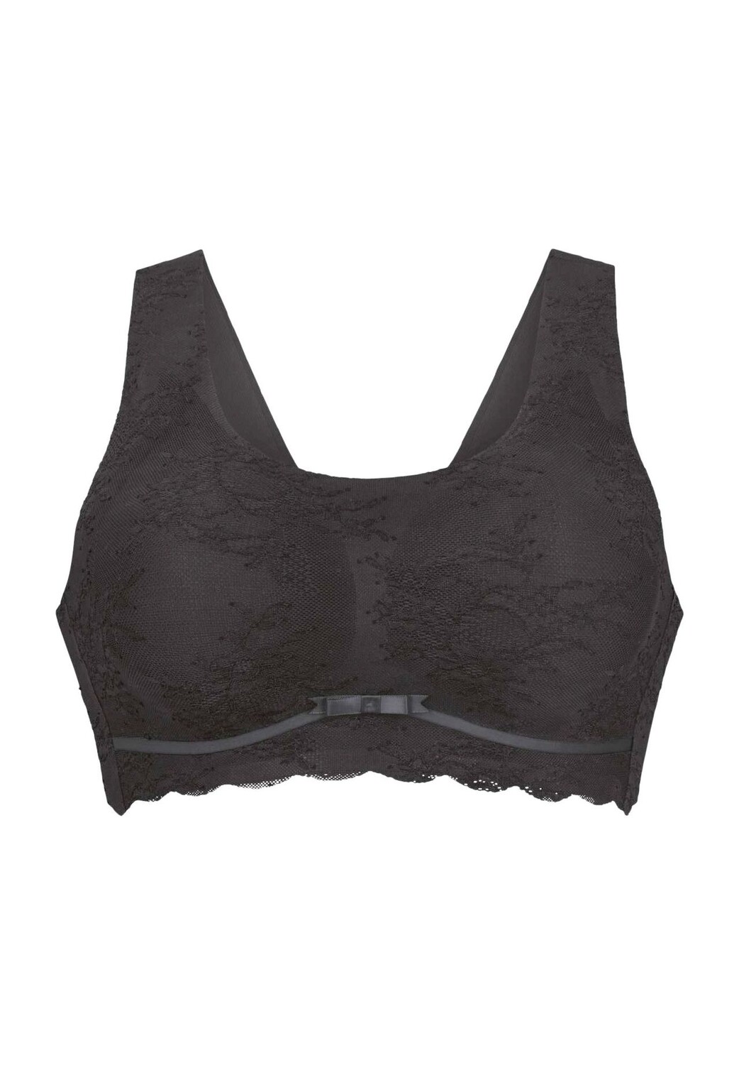 Женский бюстгальтер без косточек с кружевом и бантом Essentials Anita, антрацит
Женский бюстгальтер без косточек с кружевом и бантом Essentials Anita, антрацит