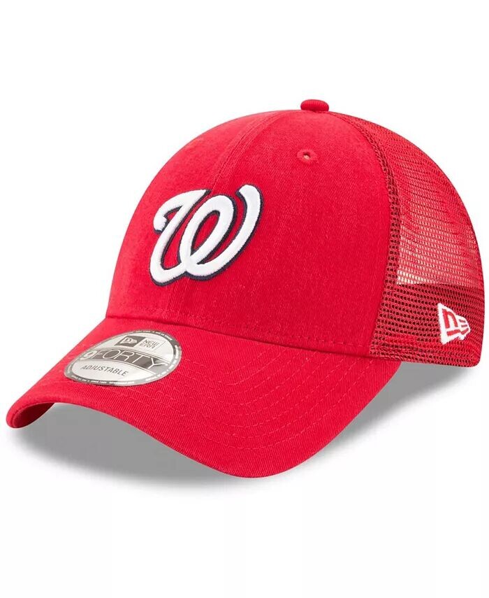 Регулируемая кепка с застежкой Washington Nationals Trucker 9FORTY New Era, красный
Регулируемая кепка с застежкой Washington Nationals Trucker 9FORTY New Era, красный