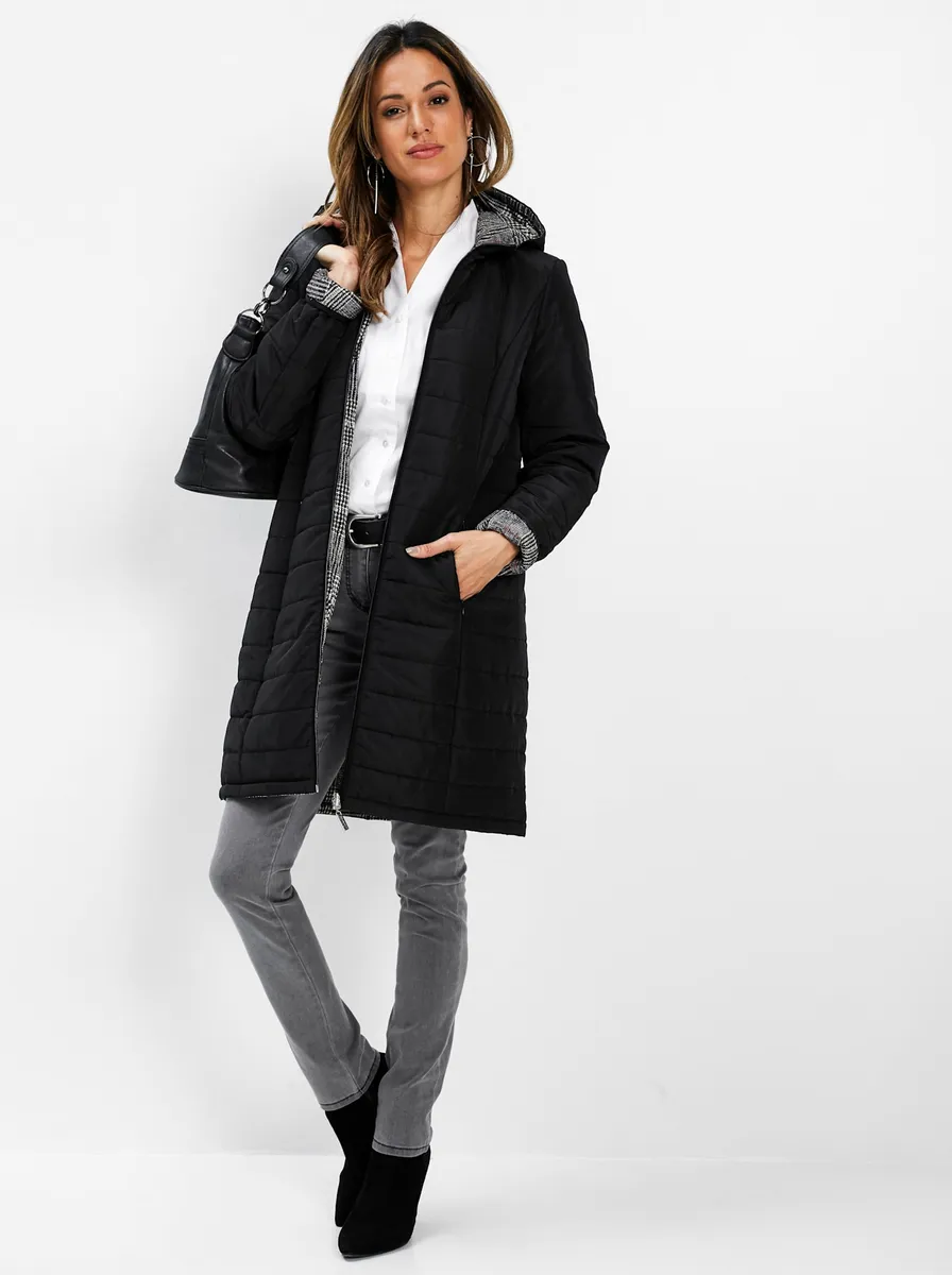 Стеганое пальто Creation L, черный
Стеганое пальто Creation L, черный