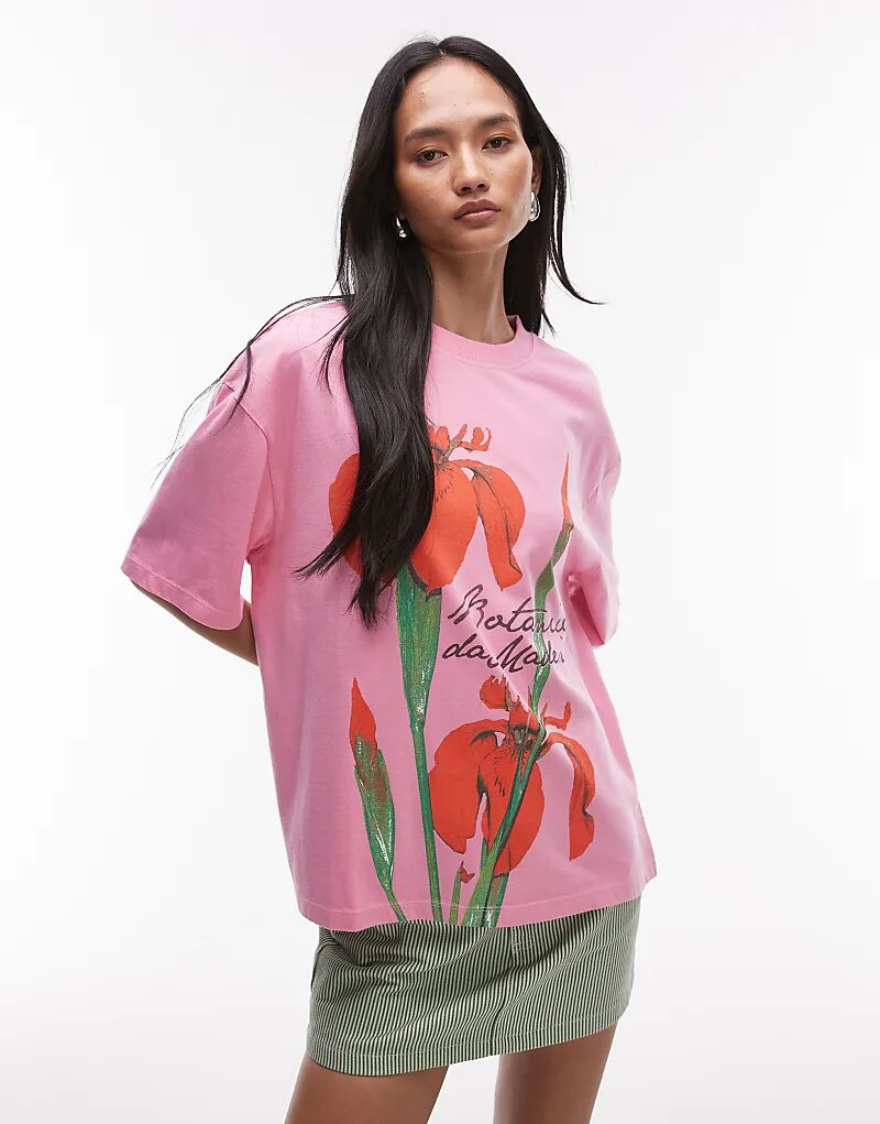 Футболка оверсайз с графическим цветочным принтом Topshop розового цвета, Розовый, Футболка оверсайз с графическим цветочным принтом Topshop розового цвета
Футболка оверсайз с графическим цветочным принтом Topshop розового цвета, Розовый, Футболка оверсайз с графическим цветочным принтом Topshop розового цвета