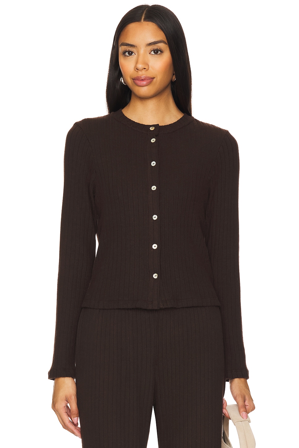 Свитер в рубчик карди Donni., цвет espresso
Свитер в рубчик карди Donni., цвет espresso