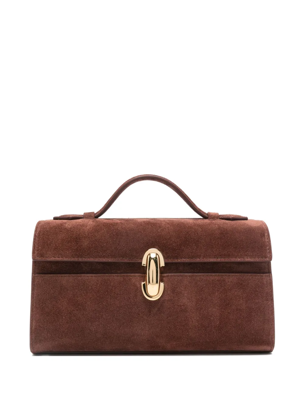 Сумка-тоут с короткой ручкой и застежкой Savette, коричневый 
Сумка-тоут с короткой ручкой и застежкой Savette, коричневый