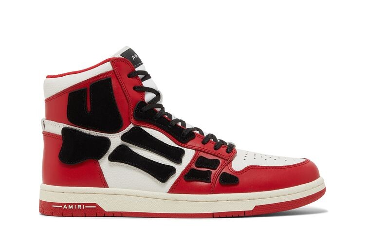Кроссовки Amiri Skel Top High Red, красный 
Кроссовки Amiri Skel Top High Red, красный