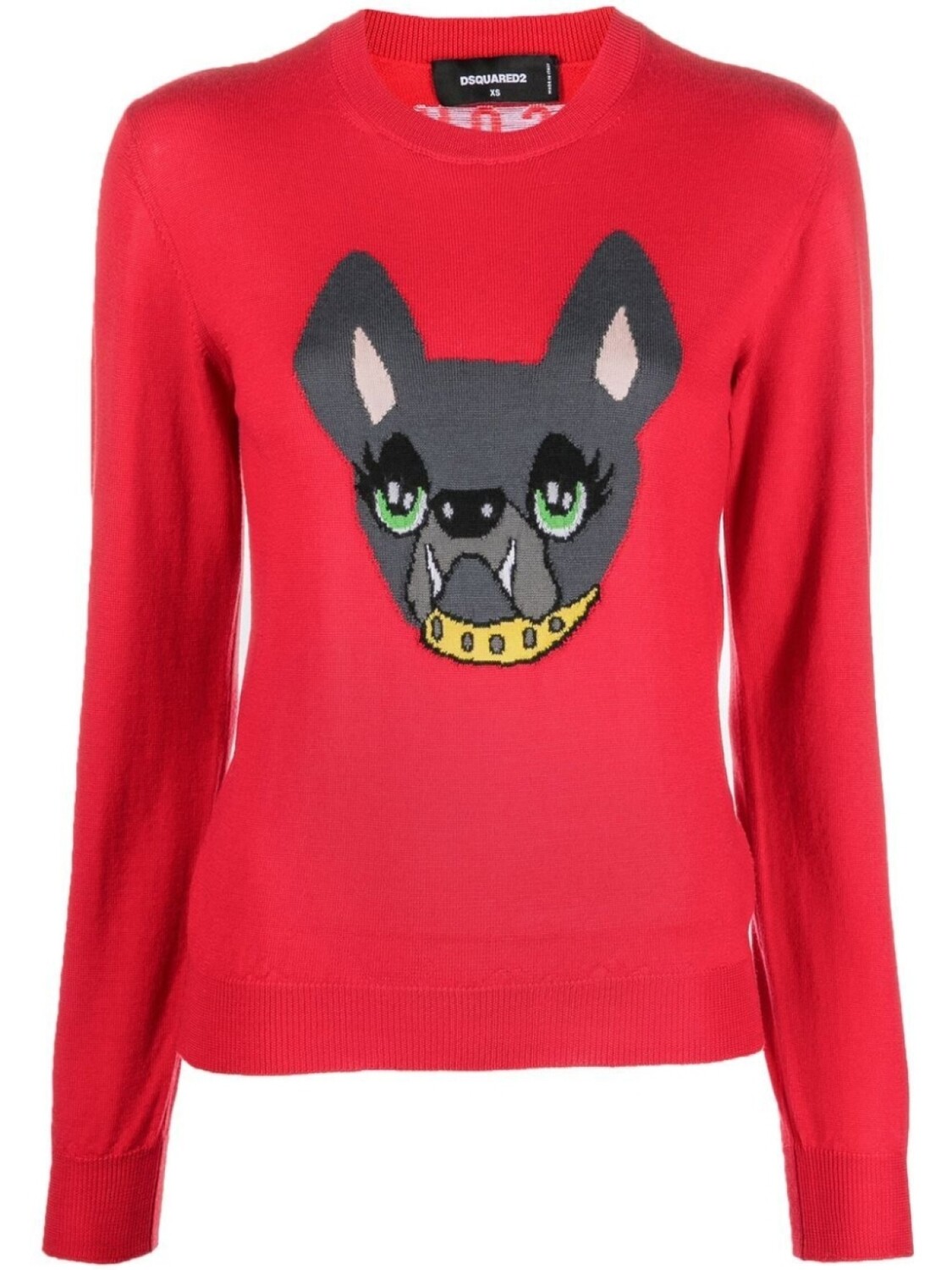 DSQUARED2 джемпер Icon Dog, красный 
DSQUARED2 джемпер Icon Dog, красный