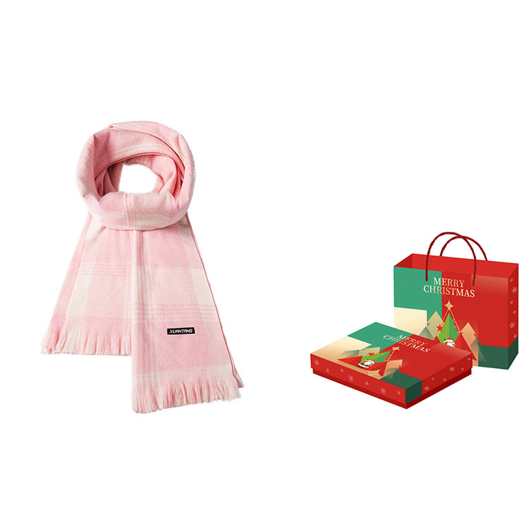 Вязаный шарф унисекс, Light Pink, Christmas Box 
Вязаный шарф унисекс, Light Pink, Christmas Box