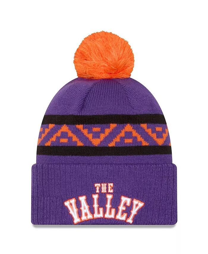 Мужская фиолетовая шапка Phoenix Suns 2024/25 City Edition с манжетой и помпоном New Era
Мужская фиолетовая шапка Phoenix Suns 2024/25 City Edition с манжетой и помпоном New Era