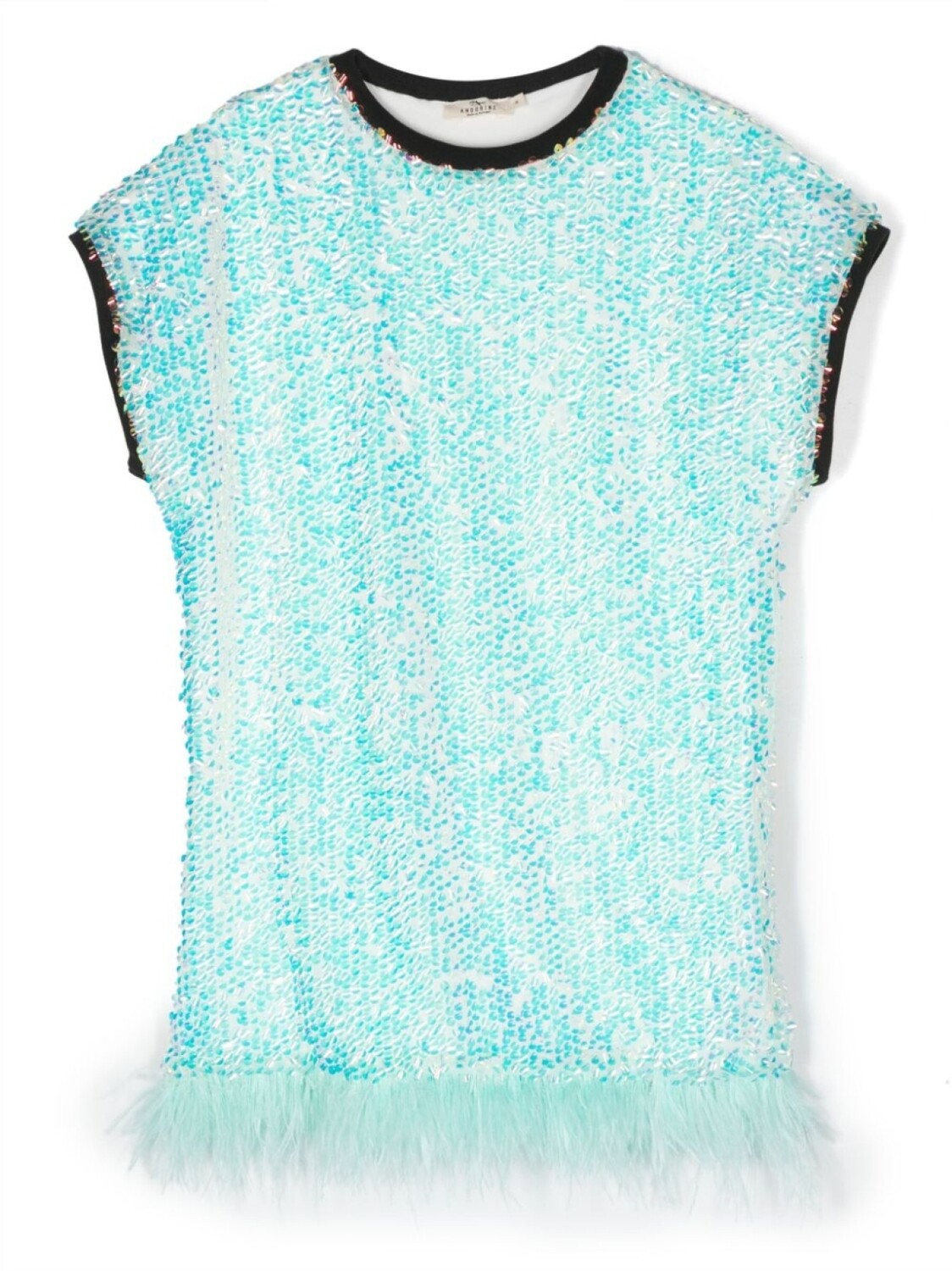 Andorine платье с короткими рукавами и пайетками, синий
Andorine платье с короткими рукавами и пайетками, синий