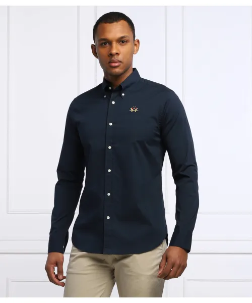 Футболка со львом Slim fit La Martina, синий
Футболка со львом Slim fit La Martina, синий