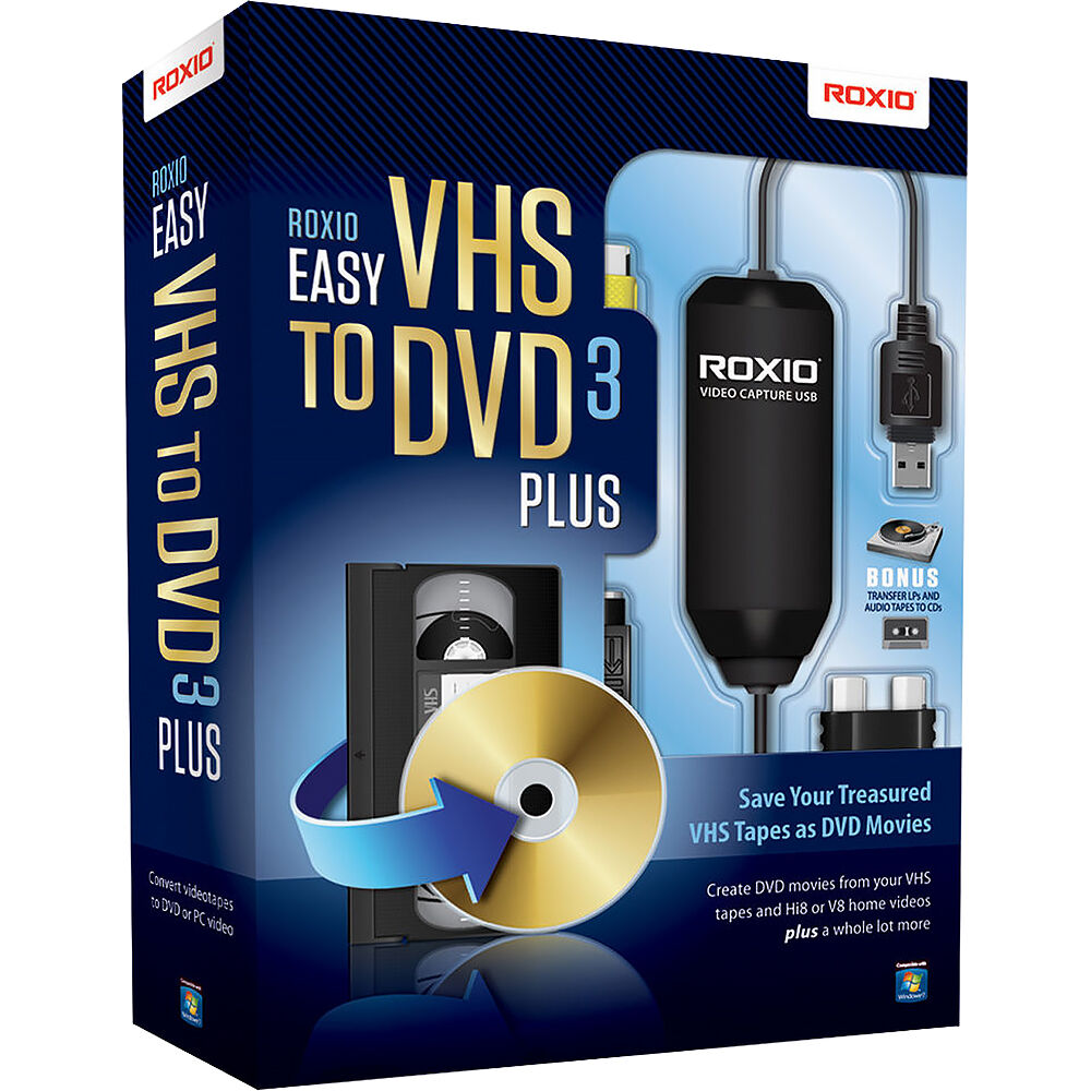 Roxio Easy VHS на DVD 3 Plus
Roxio Easy VHS на DVD 3 Plus