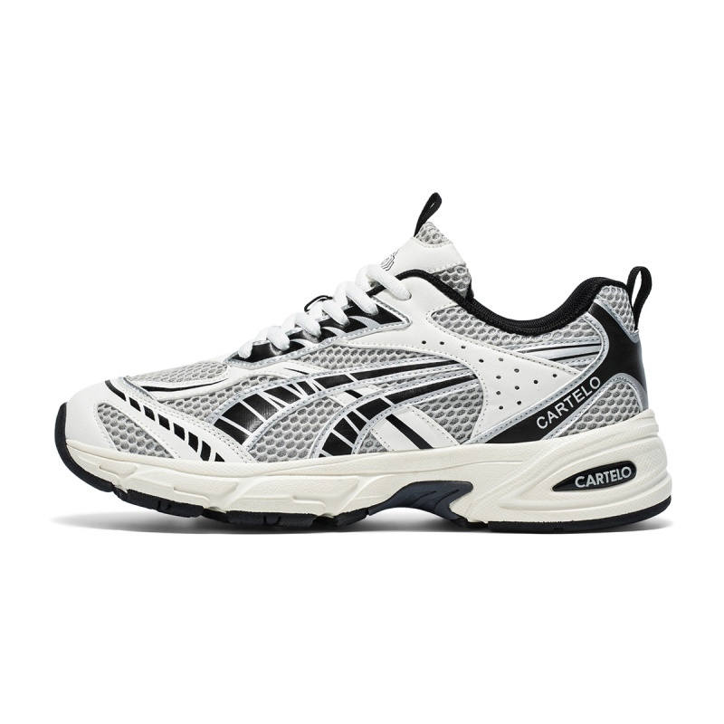 CARTELO Нескользящие легкие массивные кроссовки мужские низкие - экрю-сетка, цвет Ecru-Mesh 
CARTELO Нескользящие легкие массивные кроссовки мужские низкие - экрю-сетка, цвет Ecru-Mesh