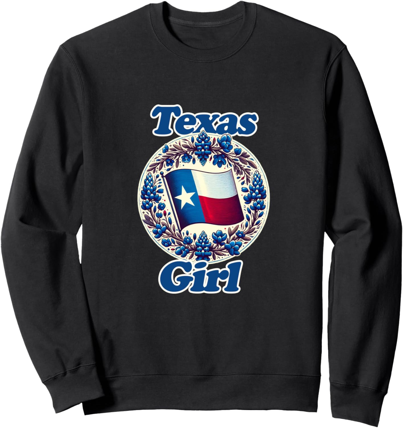 Девушка из Техаса, толстовка с изображением техасского люпина Goddess Bless Texas, черный
Девушка из Техаса, толстовка с изображением техасского люпина Goddess Bless Texas, черный