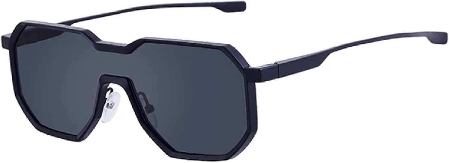 Женские солнцезащитные очки неправильной формы, модные цельные, прозрачные, с градиентным зеркальным покрытием, защита от УФ-излучения UV400, мужские в стиле панк-метал TVTBBVV, Matte Black Grey
Женские солнцезащитные очки неправильной формы, модные цельные, прозрачные, с градиентным зеркальным покрытием, защита от УФ-излучения UV400, мужские в стиле панк-метал TVTBBVV, Matte Black Grey