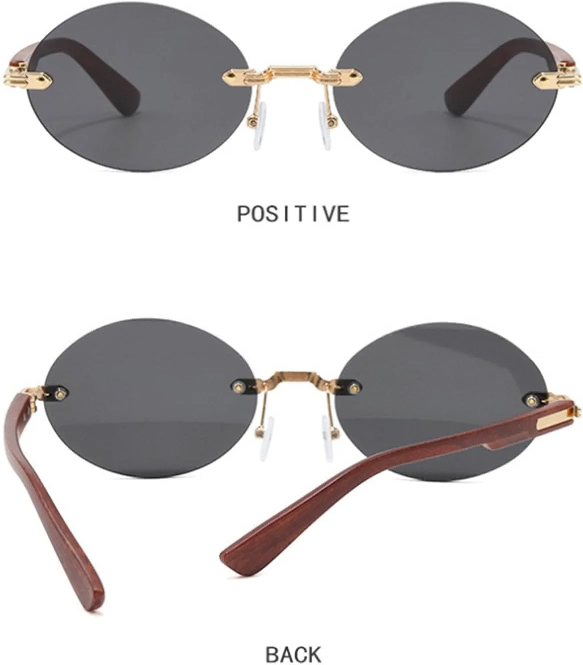 Роскошные ретро-солнцезащитные очки без оправы с защитой от УФ-излучения, металлические, для мужчин и женщин, для путешествий и активного отдыха TVTBBVV, Gold-brown
Роскошные ретро-солнцезащитные очки без оправы с защитой от УФ-излучения, металлические, для мужчин и женщин, для путешествий и активного отдыха TVTBBVV, Gold-brown