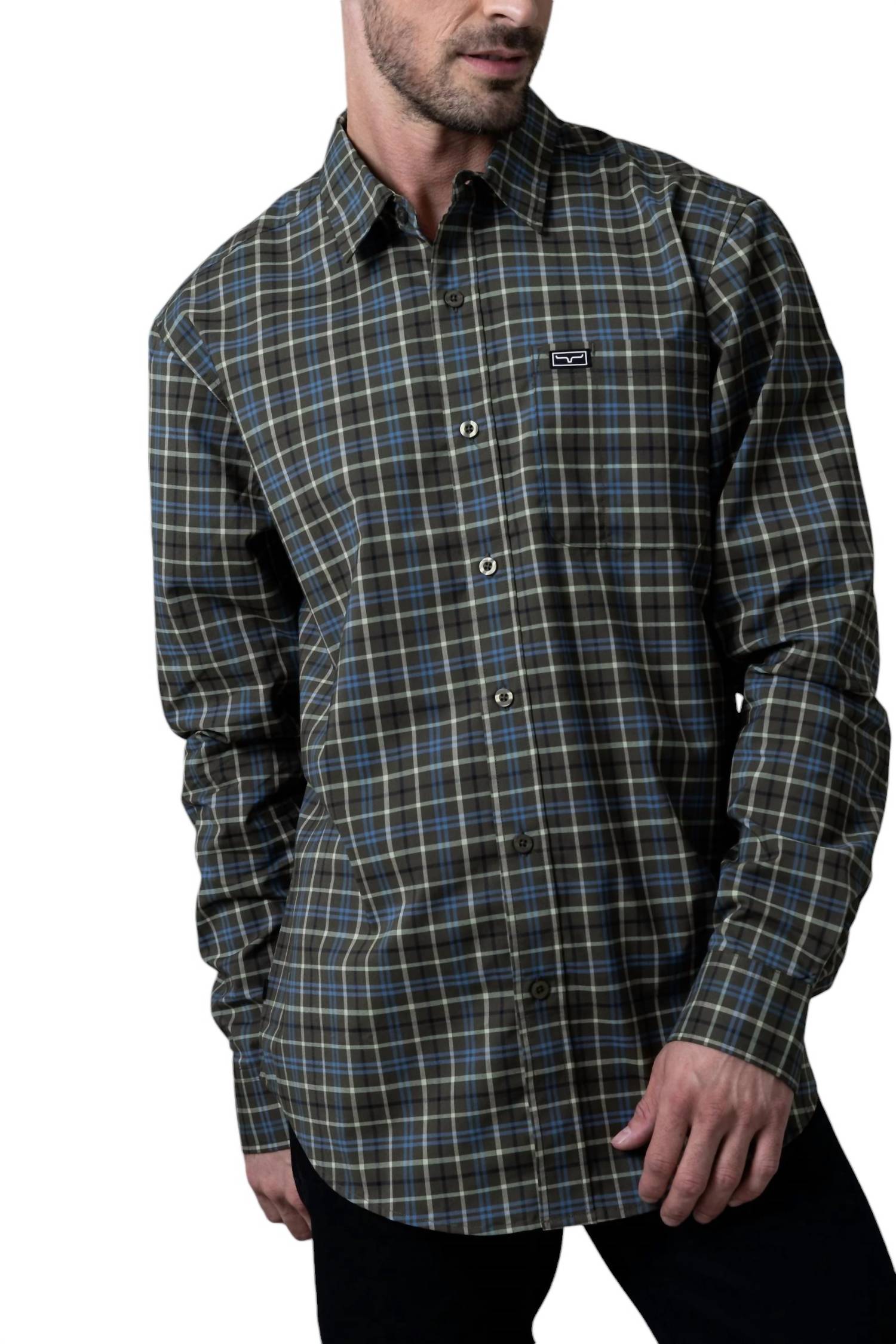 Рубашка Лукаса в армии Kimes Ranch, цвет army
Рубашка Лукаса в армии Kimes Ranch, цвет army