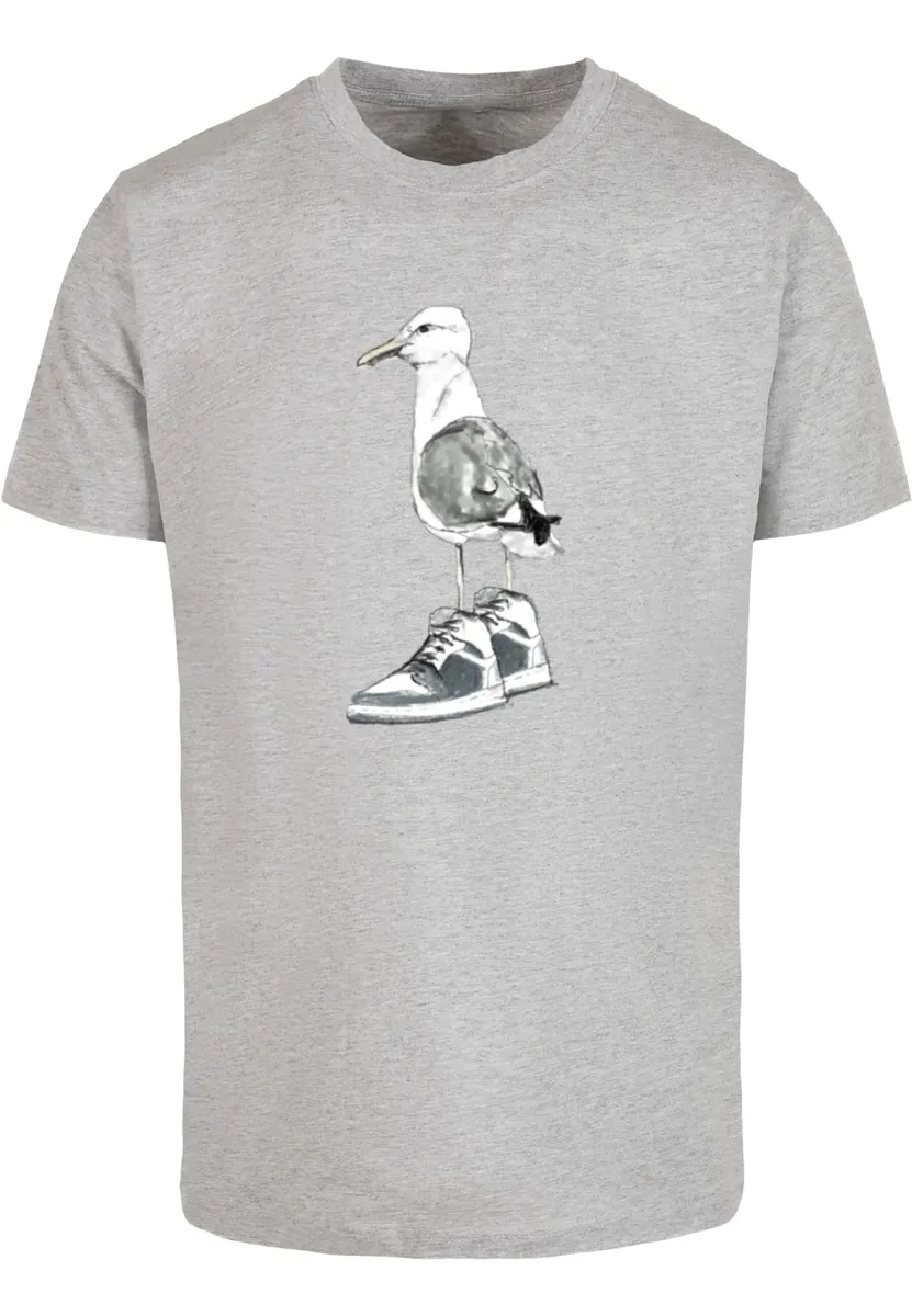 Футболка Mister Tee "Mister Tee Мужская футболка с кроссовками Seagull" Mistertee, серый 
Футболка Mister Tee "Mister Tee Мужская футболка с кроссовками Seagull" Mistertee, серый