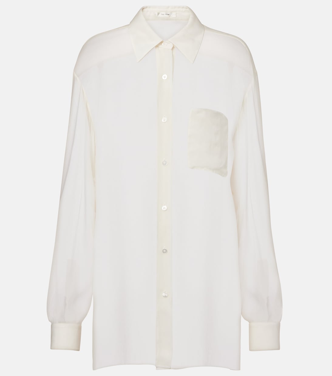 Рубашка купро Nesson свободного кроя в полоску The Row, белый
Рубашка купро Nesson свободного кроя в полоску The Row, белый