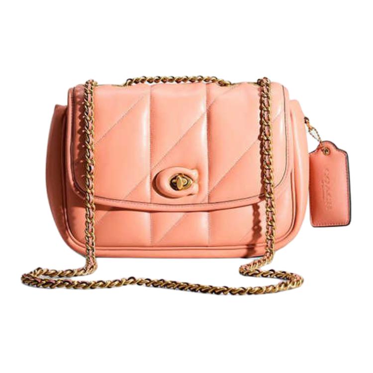 COACH Мадисон кожаная сумка через плечо средняя женская папайя
COACH Мадисон кожаная сумка через плечо средняя женская папайя