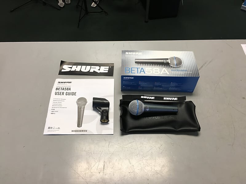 Кардиоидный динамический вокальный микрофон Shure BETA 58A Handheld Supercardioid Dynamic Microphone