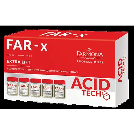 Ампулы для ухода за кожей лица ACID TECH FAR-X Extra Lift 5 мл Farmona Professional
Ампулы для ухода за кожей лица ACID TECH FAR-X Extra Lift 5 мл Farmona Professional