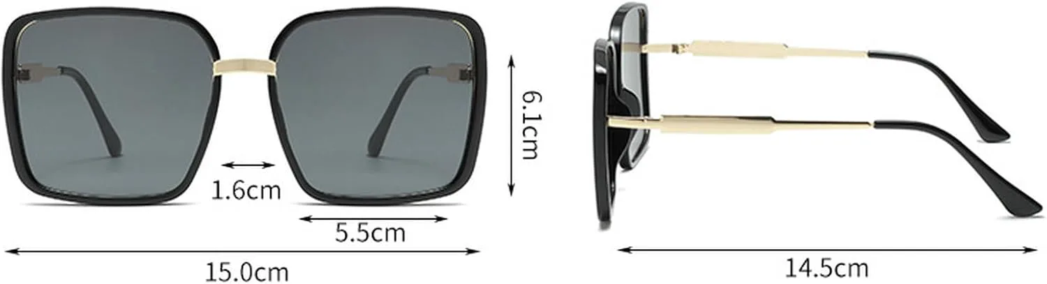 Большие квадратные солнцезащитные очки для женщин, модные ретро-солнцезащитные очки для мужчин 2025 года, большие женские солнцезащитные очки mincl, Gray Light Pink
Большие квадратные солнцезащитные очки для женщин, модные ретро-солнцезащитные очки для мужчин 2025 года, большие женские солнцезащитные очки mincl, Gray Light Pink