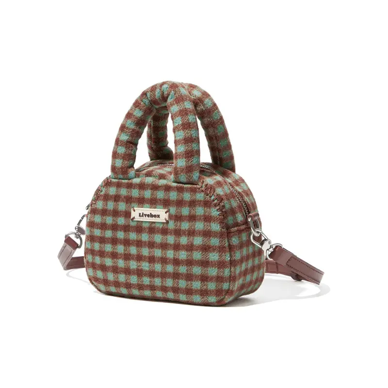 LIVEBOX Флисовый плечевой рюкзак через плечо средний размер женский красный, Green Brown 
LIVEBOX Флисовый плечевой рюкзак через плечо средний размер женский красный, Green Brown