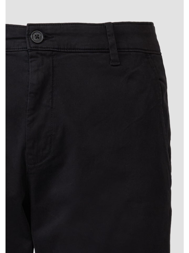 Тканевые брюки QS, черный 
Тканевые брюки QS, черный