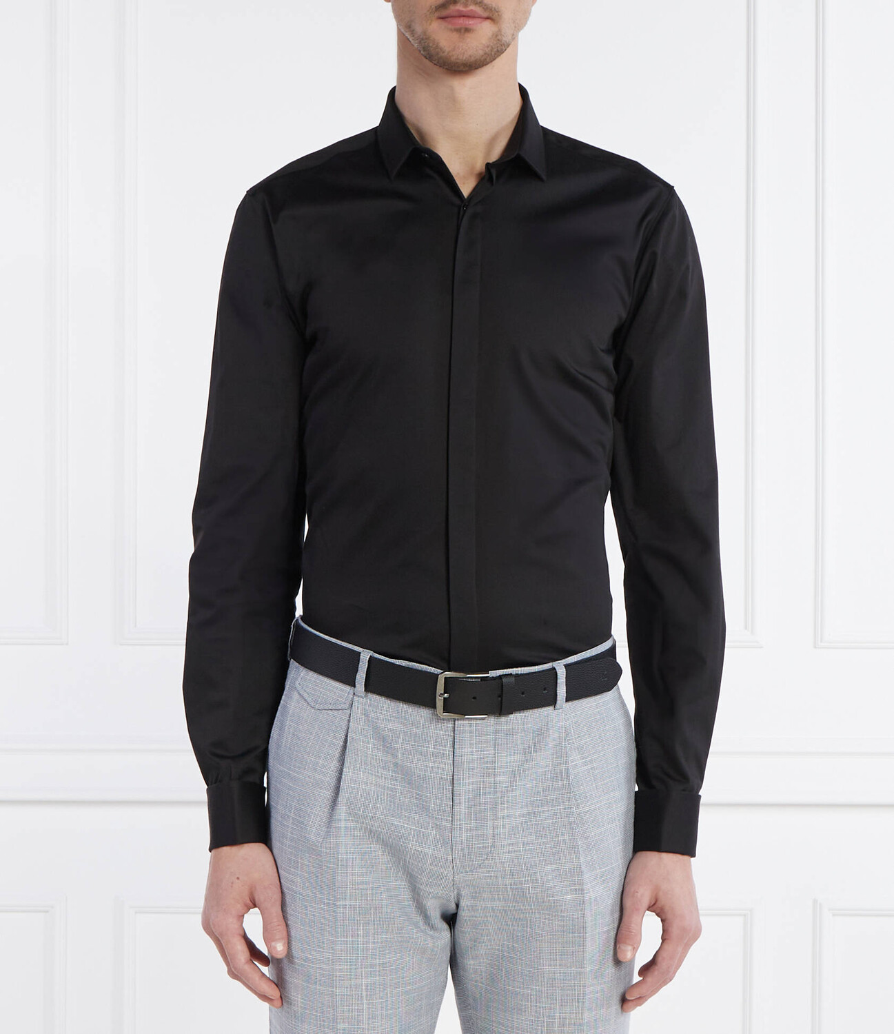 Рубашка HUGO Ejinar Extra slim fit stretch, черный
Рубашка HUGO Ejinar Extra slim fit stretch, черный