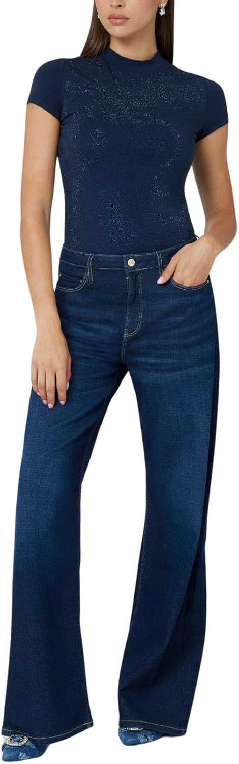 Женская футболка Guess с коротким рукавом и воротником-стойкой, принт All Over 4g, Suiting Blue, Синий, Женская футболка Guess с коротким рукавом и воротником-стойкой, принт All Over 4g, Suiting Blue
Женская футболка Guess с коротким рукавом и воротником-стойкой, принт All Over 4g, Suiting Blue, Синий, Женская футболка Guess с коротким рукавом и воротником-стойкой, принт All Over 4g, Suiting Blue