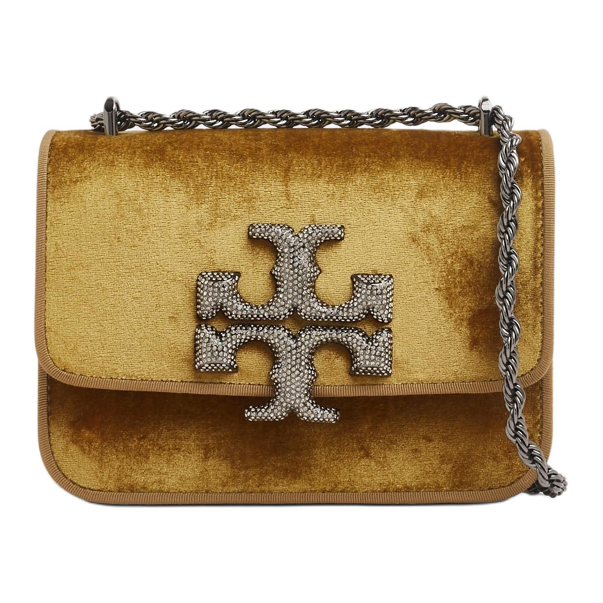 Сумка через плечо Eleanor Velour с кожаной и атласной отделкой, кросс-боди, женская, тыквенного цвета Tory Burch
Сумка через плечо Eleanor Velour с кожаной и атласной отделкой, кросс-боди, женская, тыквенного цвета Tory Burch