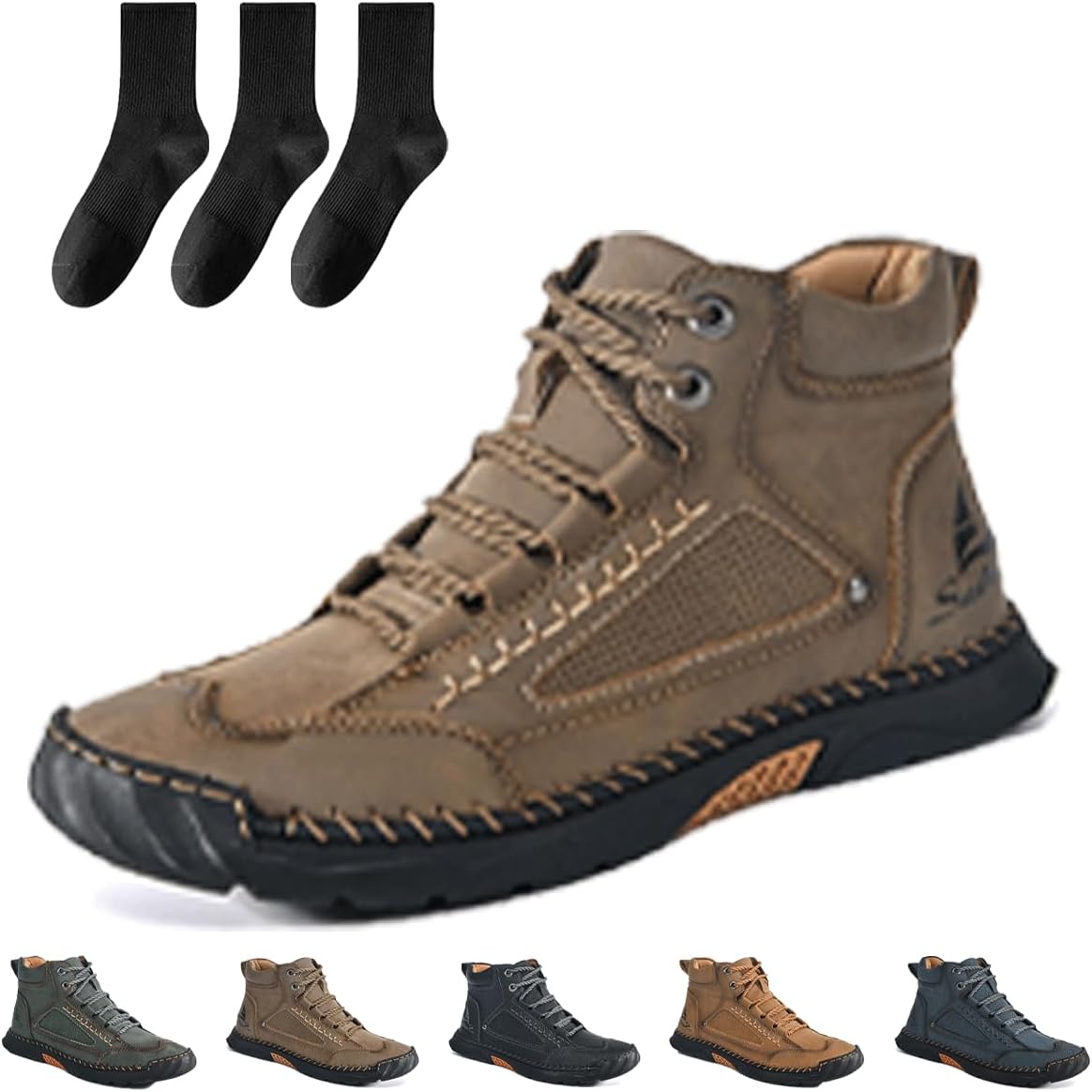 Мужская обувь широкого размера для походов и работы, удобные мужские кожаные ботинки ручной работы, водонепроницаемые, с поддержкой свода стопы, противоскользящие для активного отдыха Generic, хаки
Мужская обувь широкого размера для походов и работы, удобные мужские кожаные ботинки ручной работы, водонепроницаемые, с поддержкой свода стопы, противоскользящие для активного отдыха Generic, хаки