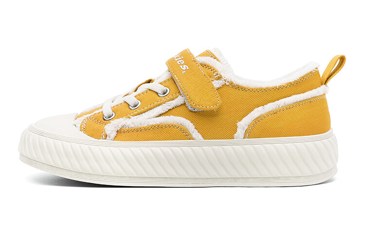 Детские парусиновые туфли PS Low-top черно-белые/яичный желток Dickies, цвет Yolk 
Детские парусиновые туфли PS Low-top черно-белые/яичный желток Dickies, цвет Yolk