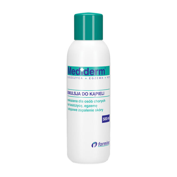 Медицинское изделие: эмульсия для ванн, 500 мл. Mediderm
Медицинское изделие: эмульсия для ванн, 500 мл. Mediderm