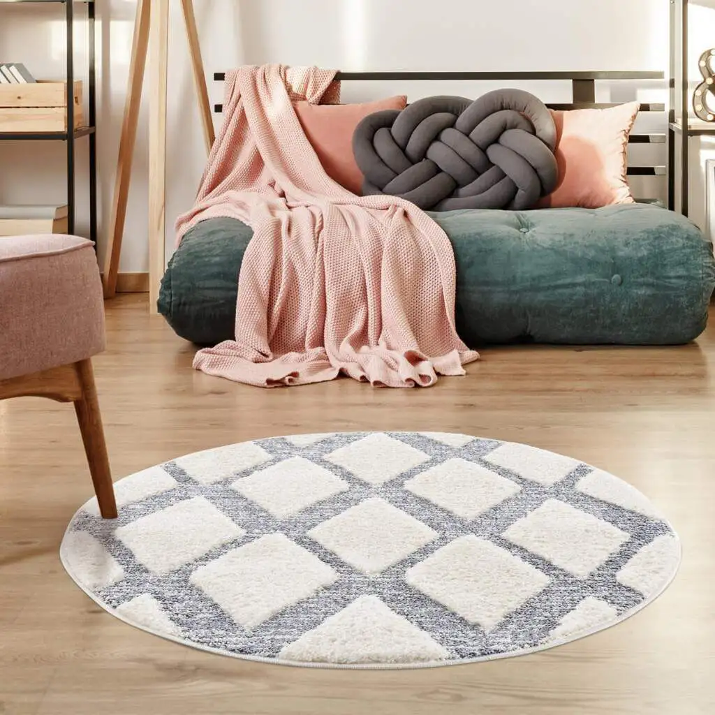 Ковер Carpet City с высоким ворсом "Фокус 4497", круглый, особо мягкий, ромбовидный, 3D-эффект Ø 160 см, серый
Ковер Carpet City с высоким ворсом "Фокус 4497", круглый, особо мягкий, ромбовидный, 3D-эффект Ø 160 см, серый