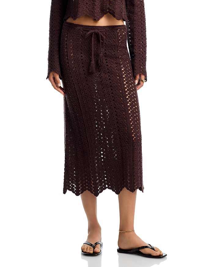 Вязаная юбка миди - эксклюзив AQUA, коричневый
Вязаная юбка миди - эксклюзив AQUA, коричневый