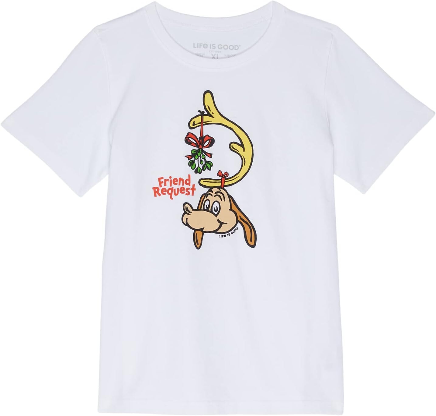 Футболка Life is Good Max Friend Request Short Sleeve CrusherTee, цвет Cloud White
Футболка Life is Good Max Friend Request Short Sleeve CrusherTee, цвет Cloud White