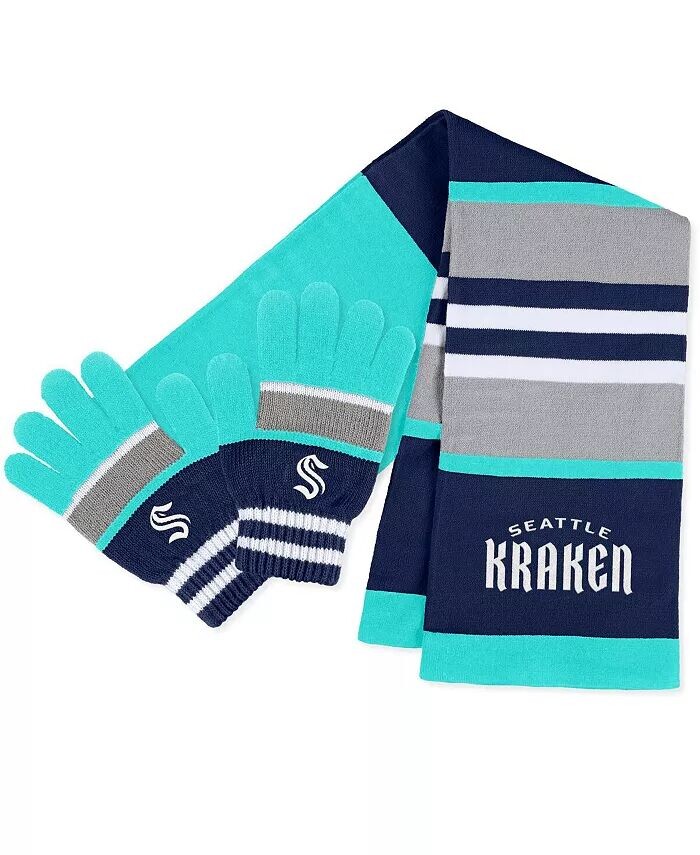 Женский комплект перчаток и шарфа Seattle Kraken Stripe WEAR by Erin Andrews
Женский комплект перчаток и шарфа Seattle Kraken Stripe WEAR by Erin Andrews