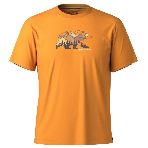 Футболка с рисунком медведя - рубашка из шерсти мериноса Smartwool, Squash
Футболка с рисунком медведя - рубашка из шерсти мериноса Smartwool, Squash