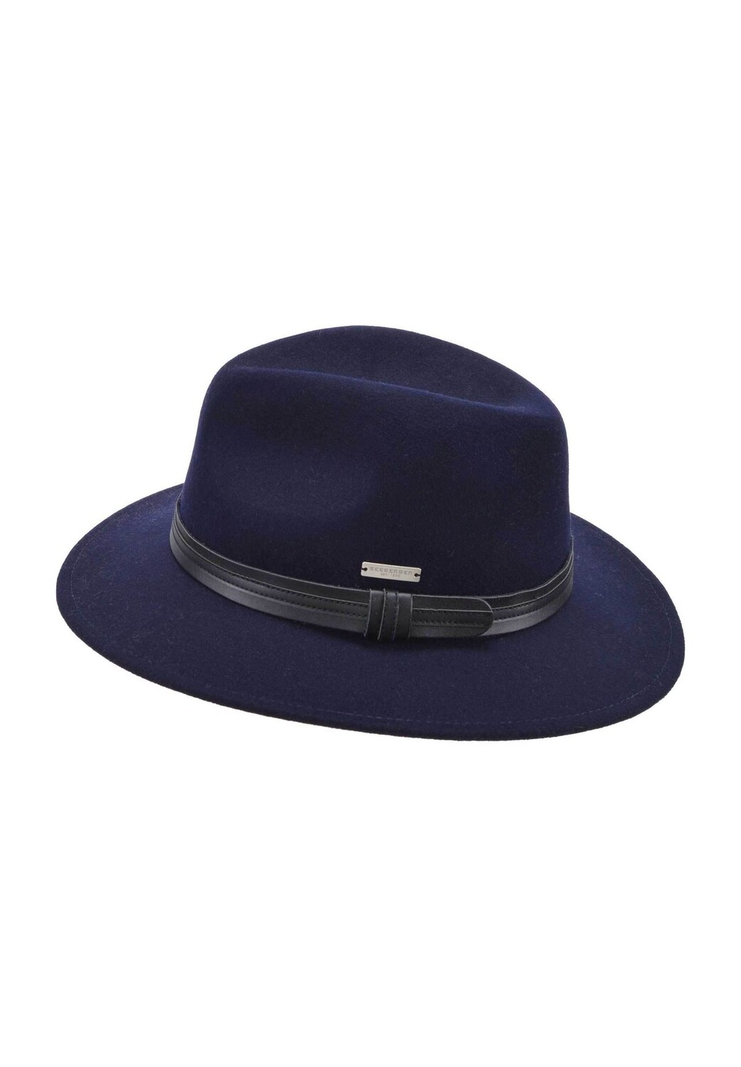 Федора из шерстяного фетра с чехлом из черной искусственной кожи 70425-1 SEEBERGER, цвет Schwalbe
Федора из шерстяного фетра с чехлом из черной искусственной кожи 70425-1 SEEBERGER, цвет Schwalbe