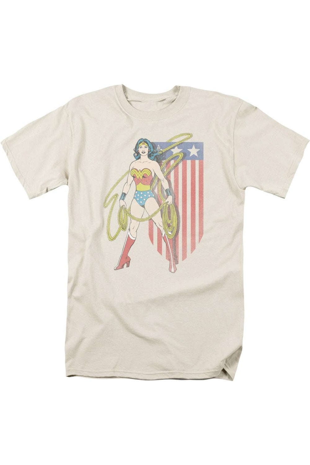 Футболка с коротким рукавом для взрослых с изображением DC Comics Usa Banner Gildan, кремовый
Футболка с коротким рукавом для взрослых с изображением DC Comics Usa Banner Gildan, кремовый