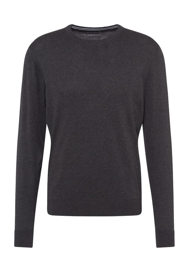 Вязаный свитер из хлопка с круглым вырезом Galeria Essentials, серый
Вязаный свитер из хлопка с круглым вырезом Galeria Essentials, серый