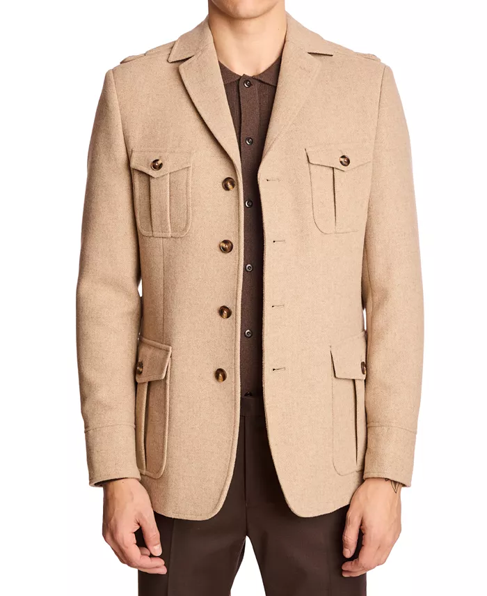 мужская куртка с воротником и карманами Paisley & Gray, загар/бежевый
мужская куртка с воротником и карманами Paisley & Gray, загар/бежевый