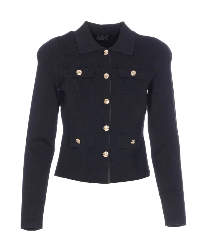 Черная куртка с подплечниками Liu Jo, черный
Черная куртка с подплечниками Liu Jo, черный