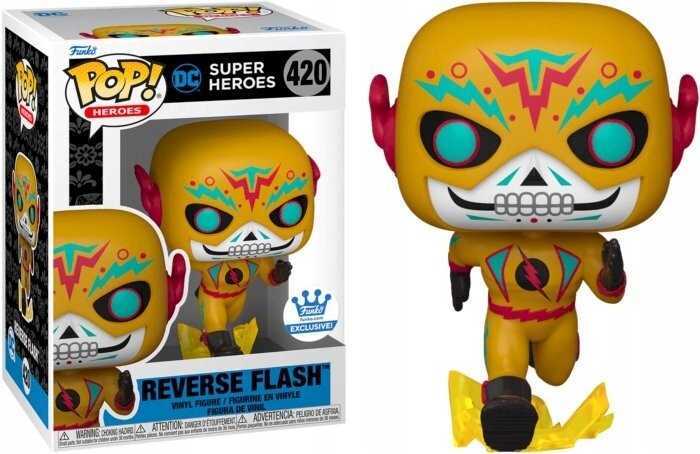 Funko POP! Герои, коллекционная фигурка, DC Super Heroes, Reverse Flash, Эксклюзив, 420
Funko POP! Герои, коллекционная фигурка, DC Super Heroes, Reverse Flash, Эксклюзив, 420