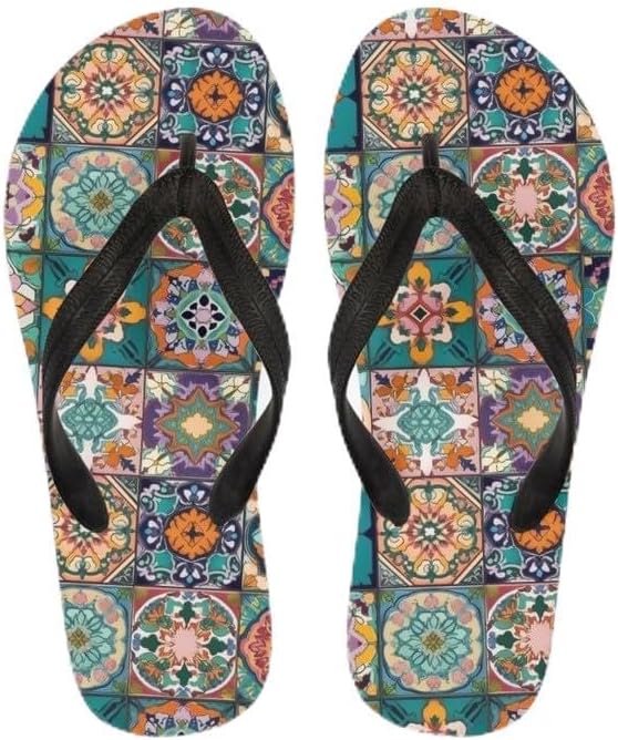 Женские пляжные шлепанцы Semiouray с камуфляжным принтом, подсолнечник, тюльпан, легкие летние тапочки, сандалии-вьетнамки для отпуска на Гавайях, Retro Moroccan Tiles
Женские пляжные шлепанцы Semiouray с камуфляжным принтом, подсолнечник, тюльпан, легкие летние тапочки, сандалии-вьетнамки для отпуска на Гавайях, Retro Moroccan Tiles